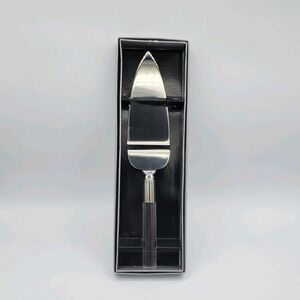 Vintage Cake Knife Server Acrylic‎ Handle Made In Japan Stainless Steel Wedding